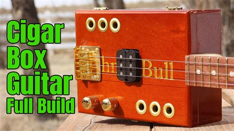 how to make a acoustic electric cigar box guitar|cigar box guitar for beginners.